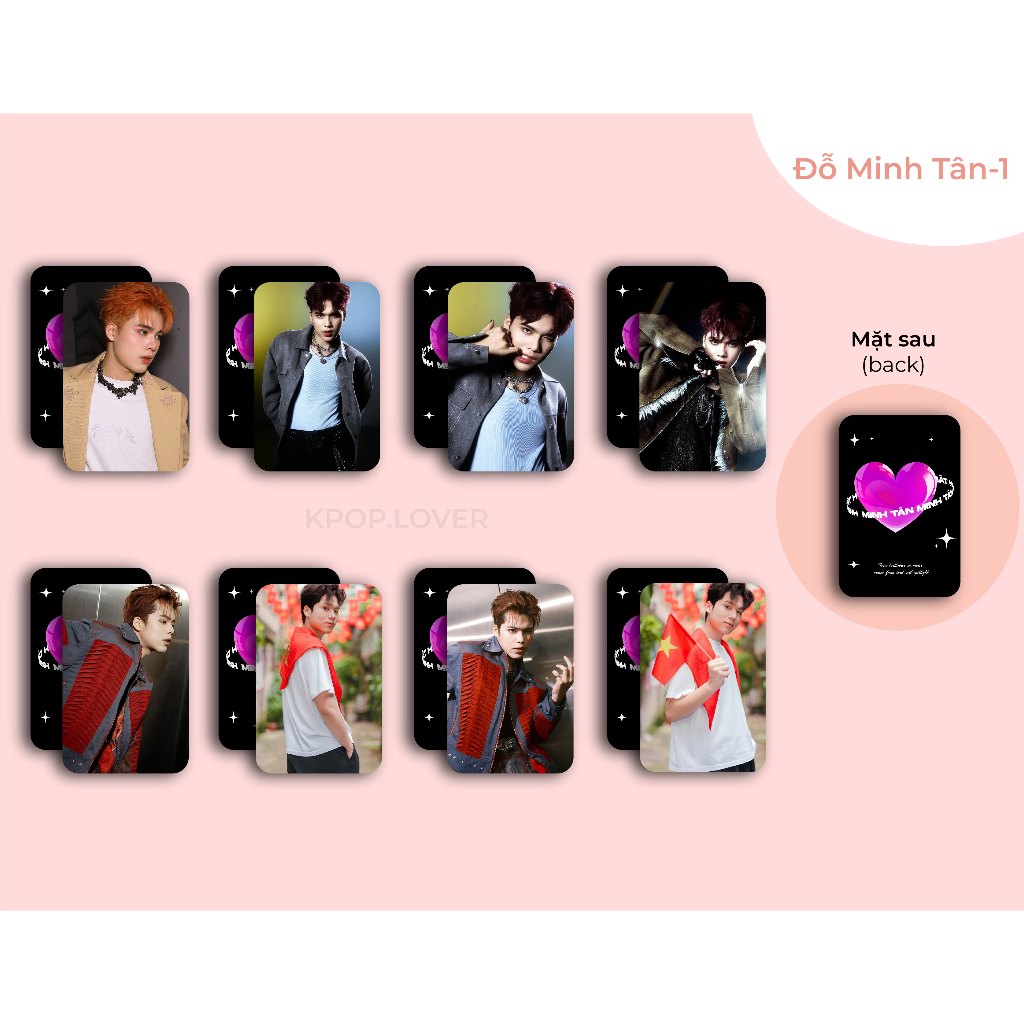 SET 8 CARD BO GÓC Đỗ Minh Tân - Tân Binh Toàn Năng