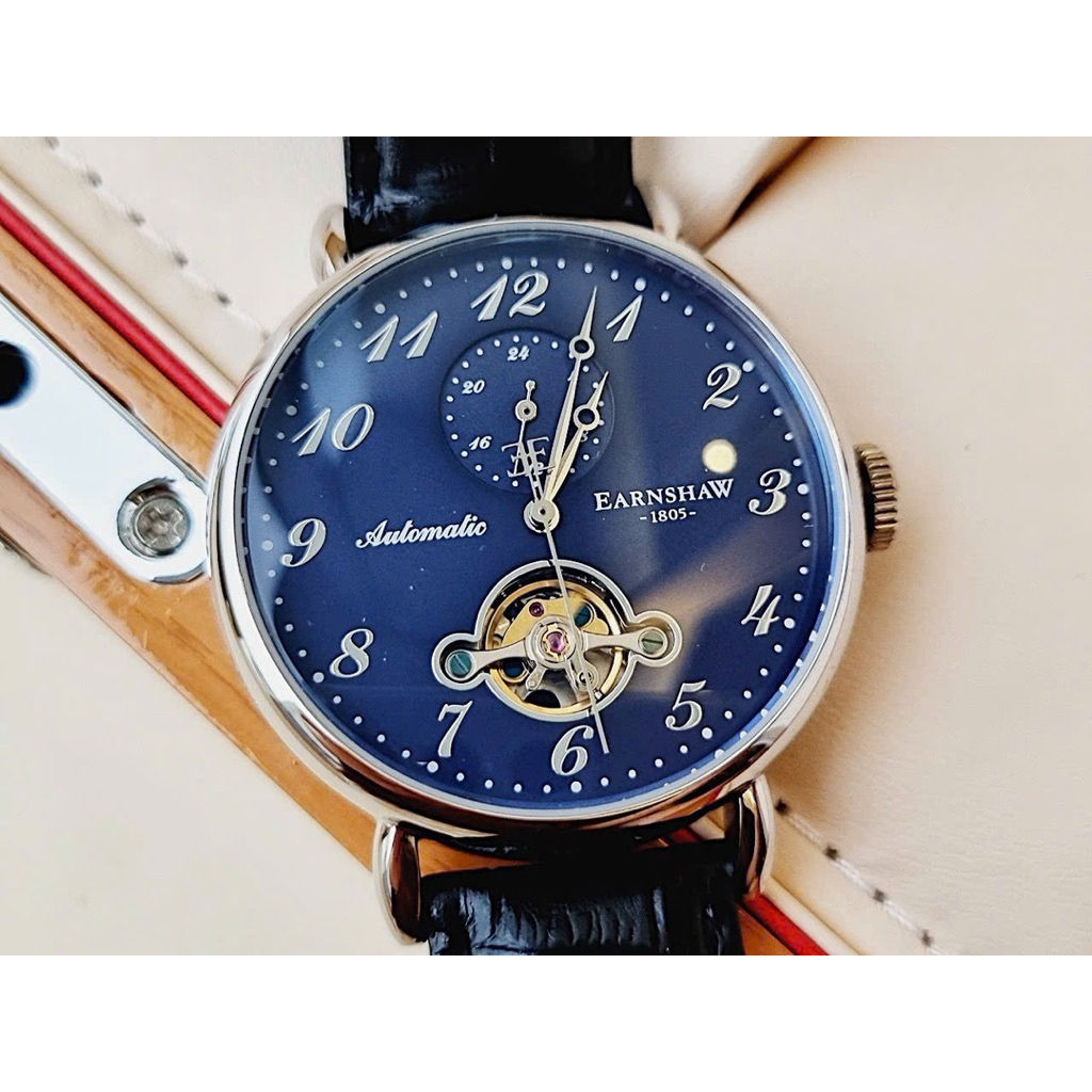 Đồng Hồ Nam Thomas Earnshaw ES-8088-03 Automatic Size 42 Grand Legacy Blue