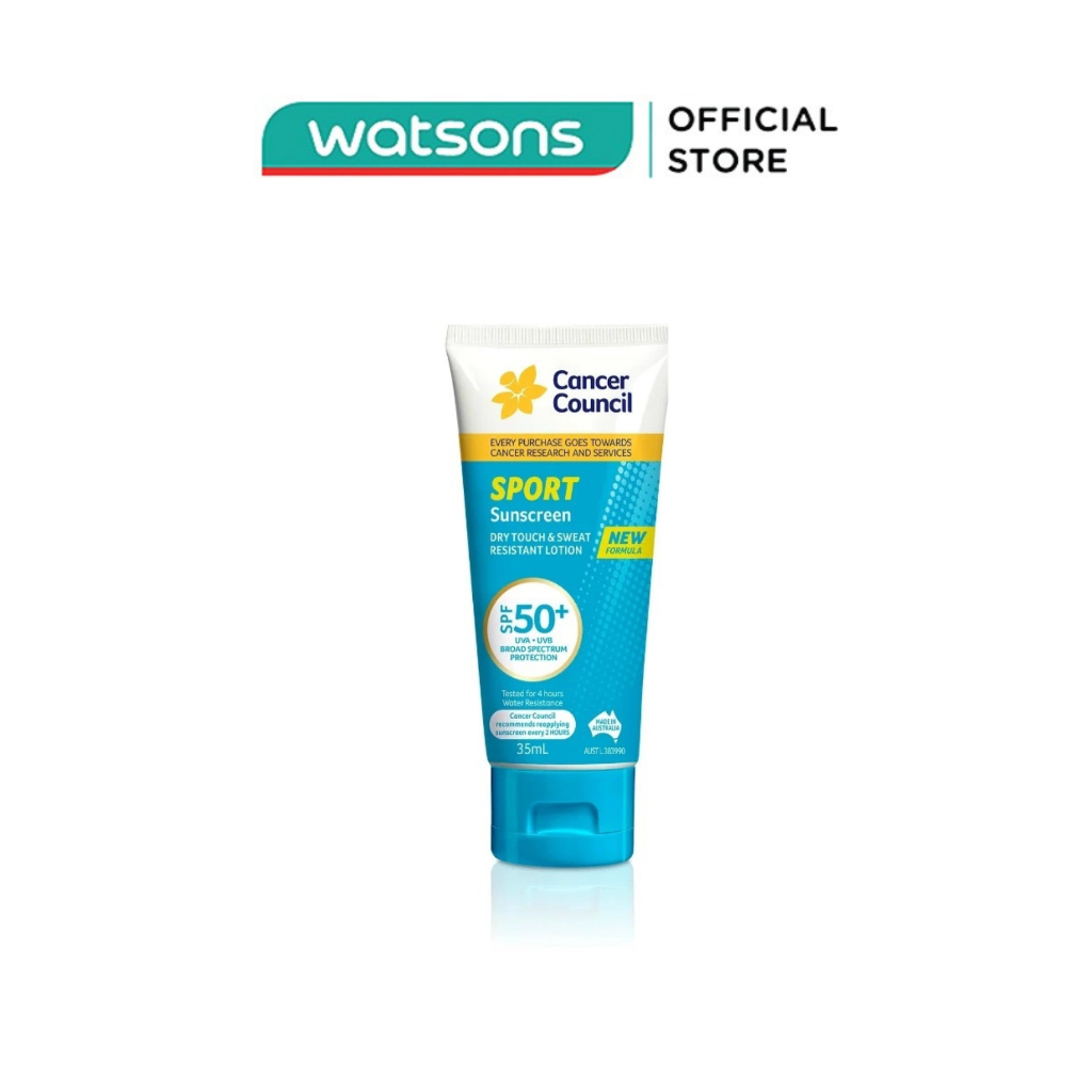 [Quà Tặng Không Bán] Cancer Council Sport Sunscreen SPF50+ 35ml