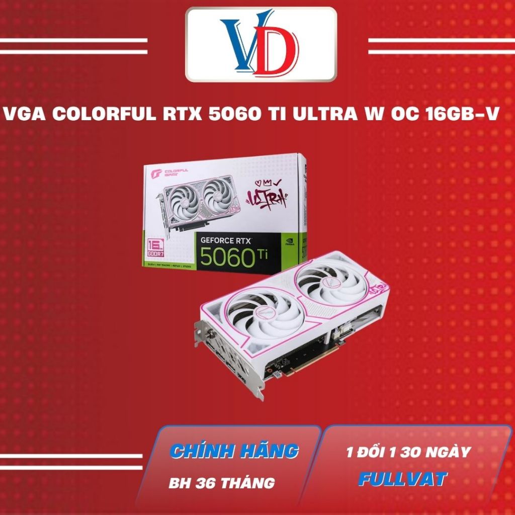 VGA Colorful iGame GeForce RTX 5060 Ti Ultra W DUO OC 16GB-V