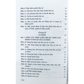Sách Bộ Luật Dân Sự (Hiện Hành)