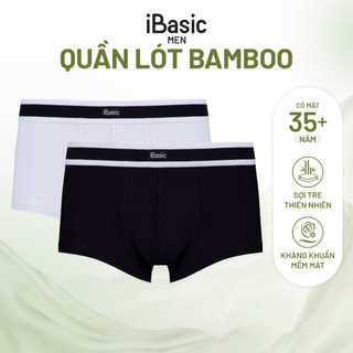  Combo 2 Quần lót nam iBasic trunk bamboo kháng khuẩn thoáng khi thấp hút vượt trội PANM129 