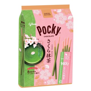  Snack que Pocky Sakura & Matcha túi 8 gói 