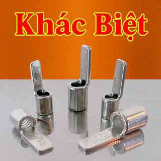  Đầu cos pin dẹp cao cấp Dongluchp-KT 50cái đầu cốt dẹt bằng đồng bấm nối dây điện đấu aptomat đầu nối điện 