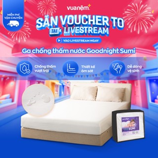 Ga Chống Thấm Goodnight Sumi, Ga Bo Chun Chống Nước Cho Bé và Mẹ