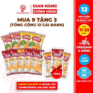   11 VỊ  MUA 9 TẶNG 3  Tổng cộng 12 Bánh Mì Ăn Sáng Otto Phạm Nguyên Mặn – Ngọt các loại | Đồ ăn vặt 