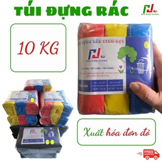 10kg Túi đựng rác tự phân hủy loại tốt size tiểu trung đại cực đại