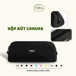 Hộp Bút Đa Năng Đựng Viết Mỹ Phẩm Nam Nữ Canvas Trượt Nước Du Lịch Cao Cấp | Mi Midori