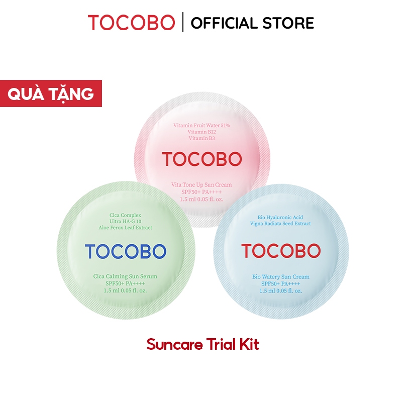 [Quà tặng] Tocobo Suncare Trial Kit