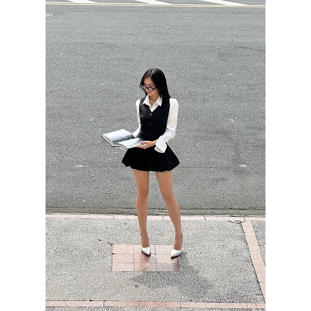 DALLA Chân váy bí phối nơ (CV19) | BigBuy360 - bigbuy360.vn