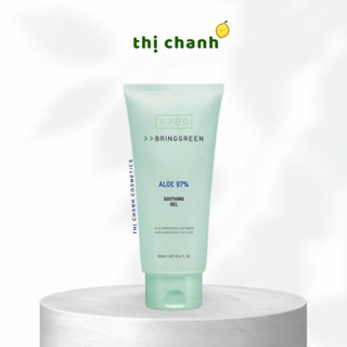  Gel Cấp Ẩm Dịu Da Chiết Xuất Lá Lô Hội BRING GREEN Aloe 97% Soothing Gel 300ml 