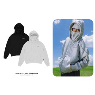 Áo khoác kéo Ninja Zipper Hoodie NOCTURNAL Vải 2 Da Chống Nắng Cực Tốt Hindless Fabric 2.0 Unisex Localbrand