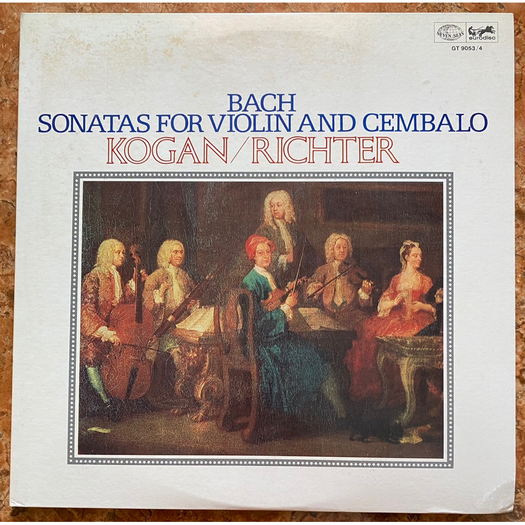 ĐĨA THAN - BACH - SONATAS FOR VIOLIN AND CEMBALO  Violinist LEONID KOGAN Cembalo KARL RICHTER