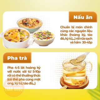 Hoàng kỳ thái lát 1kg, trà hoàng kỳ khô, phiến mỏng, thơm, sạch - Tổng Kho Sỉ Thảo Dược