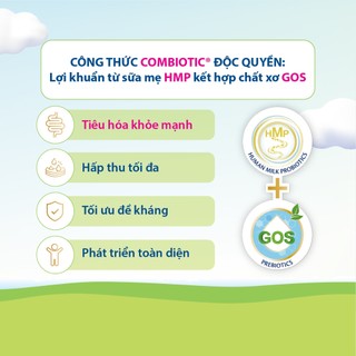 1 lon _ Sữa bột công thức Organic Combiotic 800g (Đủ số)