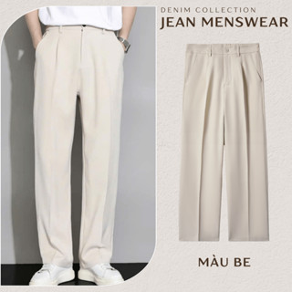  Quần Âu Nam Màu Be Ống Rộng Cao Cấp | Quần Tây Nam Cạp Cao Nửa Chun Suông Rộng 7 Màu Hottrend 2025 