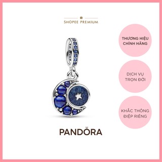   YEAR END - 40% Charm Treo Pandora Moments Bạc Mặt Trăng Và Trục Quay 