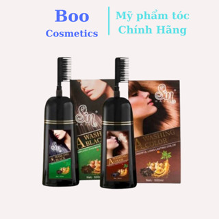  Dầu gội phủ bạc sin hair - Dầu gội phủ bạc tại nhà chai 500ml 