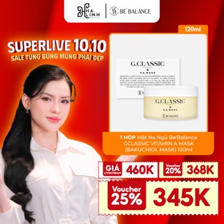 [VÕ HÀ LINH X BE'BALANCE] Mặt Nạ Ngủ Be'Balance GCLASSIC VITAMIN A MASK (BAKUCHIOL MASK) 120ml