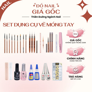 Set Dụng Cụ Vẽ Móng Tay Nghệ Thuật – Cho Học Viên Học Nail và tự làm tại nhà