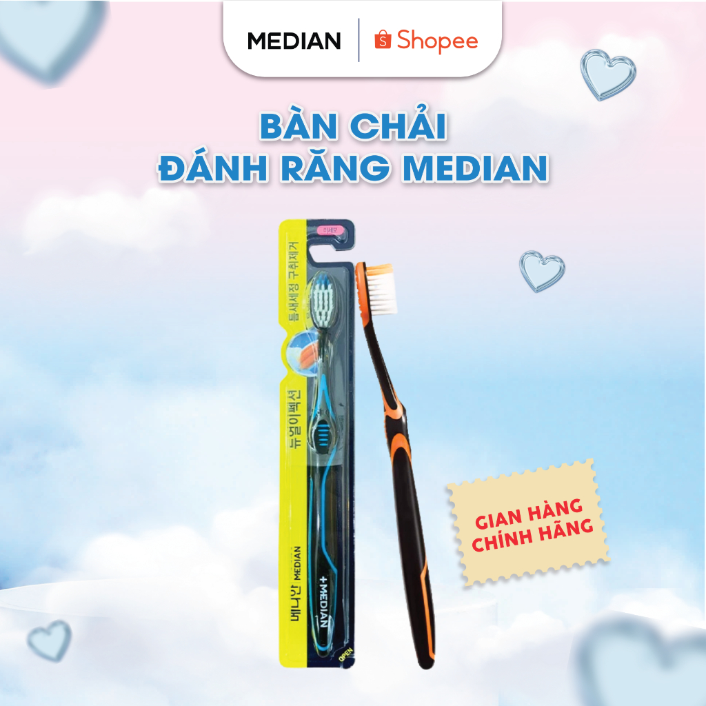 Bàn Chải Đánh Răng MEDIAN Lông Chải Mềm Mượt