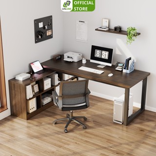 Bàn làm việc góc chữ L kết hợp tủ sách thông minh, tiết kiệm diện tích thương hiệu UNLIMI - GM131