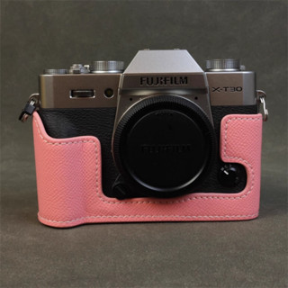   Sẵn HN   Bao da PU XT10 • XT20 • XT30 • XT30II - Ốp Máy Ảnh Handmade Da Vỏ Nửa Thân Cho Fujifilm XT10•XT20•XT30• XT30II 