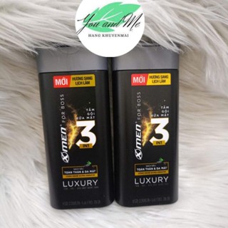 (2 chai x 150g hàng khuyến mãi) Dầu Gội/ Tắm gội XMen For Boss