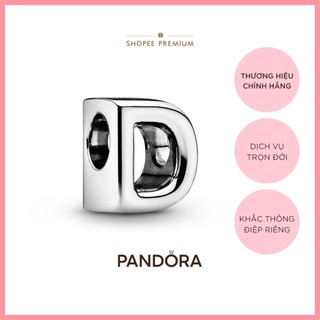  YEAR END - 40% Charm Pandora Moments Bạc Chữ D 
