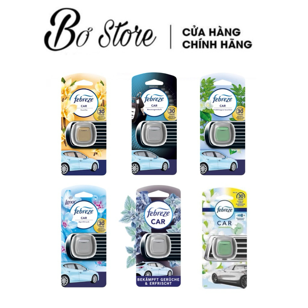 [NỘI ĐỊA ĐỨC] Nước hoa ô tô Febreze Car Lenor Aprifrisch