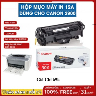 Hộp mực in Canon 2900 (Q2612A/FX9/303) - Mới FULL BOX Nhập Khẩu Siêu Nét