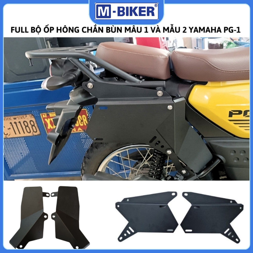 [Phụ kiện PG1] Ốp hông chắn bùn cho Yamaha PG1 | Phụ kiện moto M-Biker