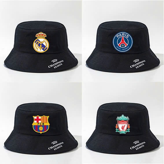 mũ in Logo Champions League Juventus C Luo Liverpool Hotspur Chelsea Real Madrid Manchester United