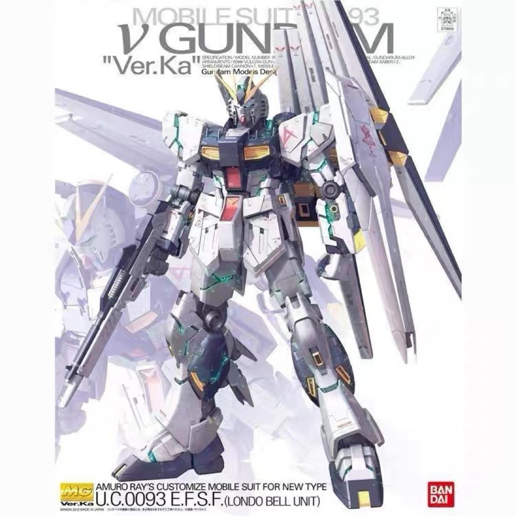 Mô Hình Lắp Ráp MG 1/100 Nu Gundam Ver.Ka