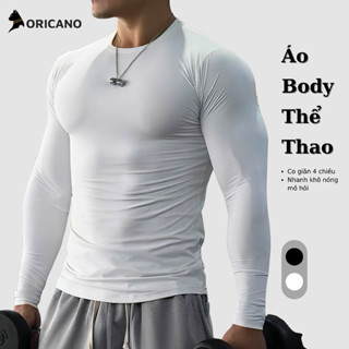 Áo Giữ Nhiệt Thể Thao Nam Dài Tay Cao Cấp ORICANO Co Giãn 4 Chiều Vải Thấm Hút Mồ Hôi Nhanh Khô Giữ Nhiệt Tốt GN02 