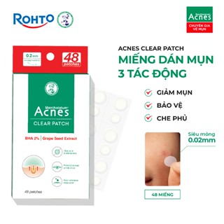 Miếng dán mụn giúp giảm mụn sưng viêm Acnes Clear Patch (48 Miếng)
