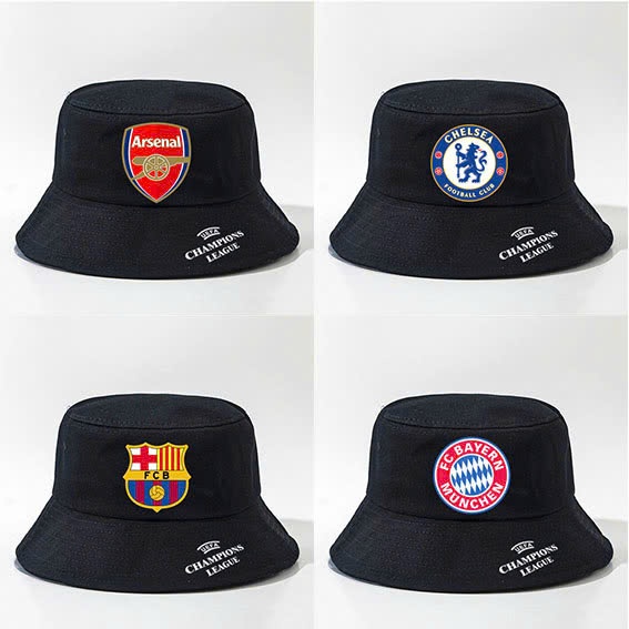 mũ in Logo Champions League Juventus C Luo Liverpool Hotspur Chelsea Real Madrid Manchester United