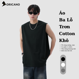 Áo thun tanktop nam, ba lỗ ORICANO chất vải cotton mặc đi chơi, đi tập gym, chạy bộ, bóng chuyền TT01