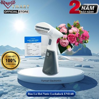 Bàn Là Hơi Nước Cầm Tay Locknlock ENI148 (ENI148WHT) 1000W | ENI222WHT - Bảo Hành 2 Năm