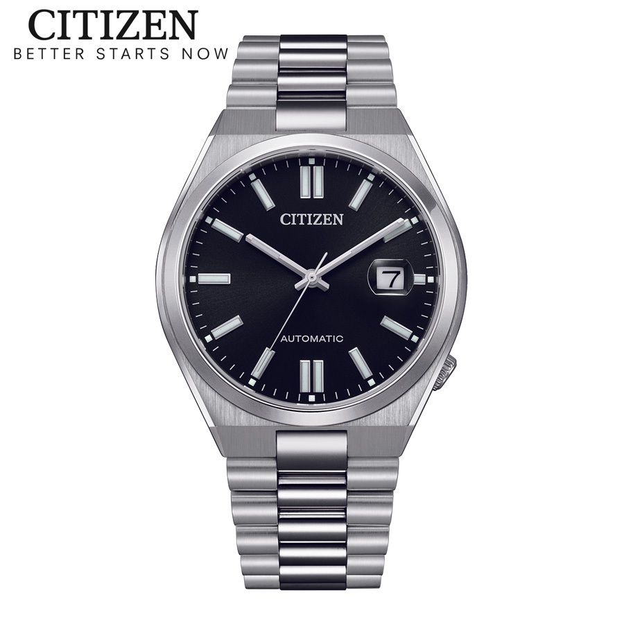 Đồng Hồ Nam Citizen Tsuyosa Automatic Dây Thép Không Gỉ NJ0150-81E - Mặt Đen (Sapphire)