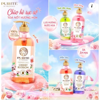  Sữa Tắm Purite 850ml Đủ Mùi Hương 