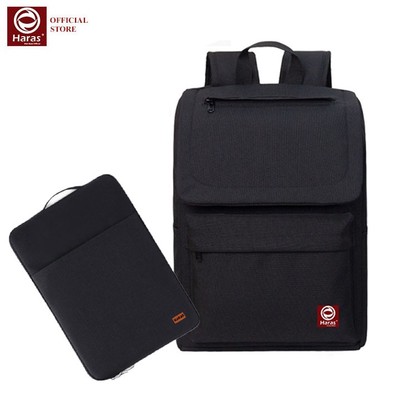 Combo Balo Laptop Thời Trang Cao Cấp HARAS Và Túi Chống Sốc Laptop HARAS HR350TC004
