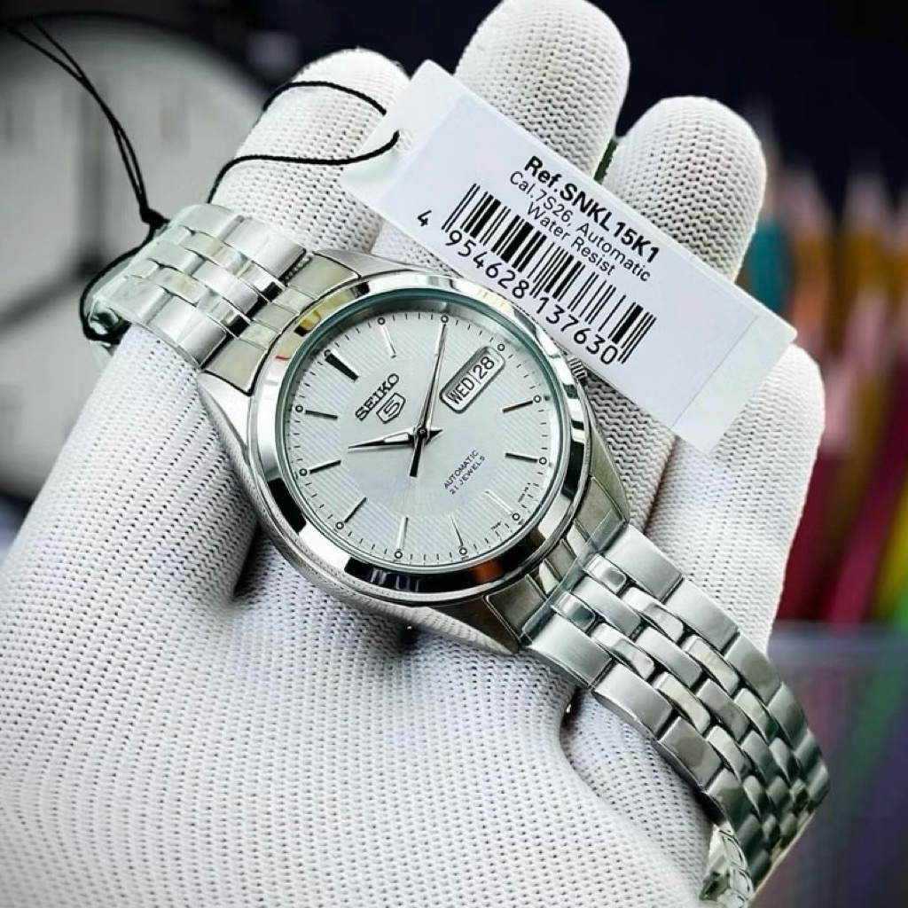 Đồng hồ nam dây thép Seiko 5 Automatic SNKL15K1