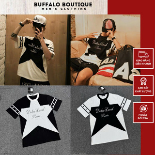  Áo Phông Nam Đôn Chề In Hình Ngôi Sao Siêu Chất - Áo Thun Nam Nữ Đôn Chề In Logo Siêu Đẹp 