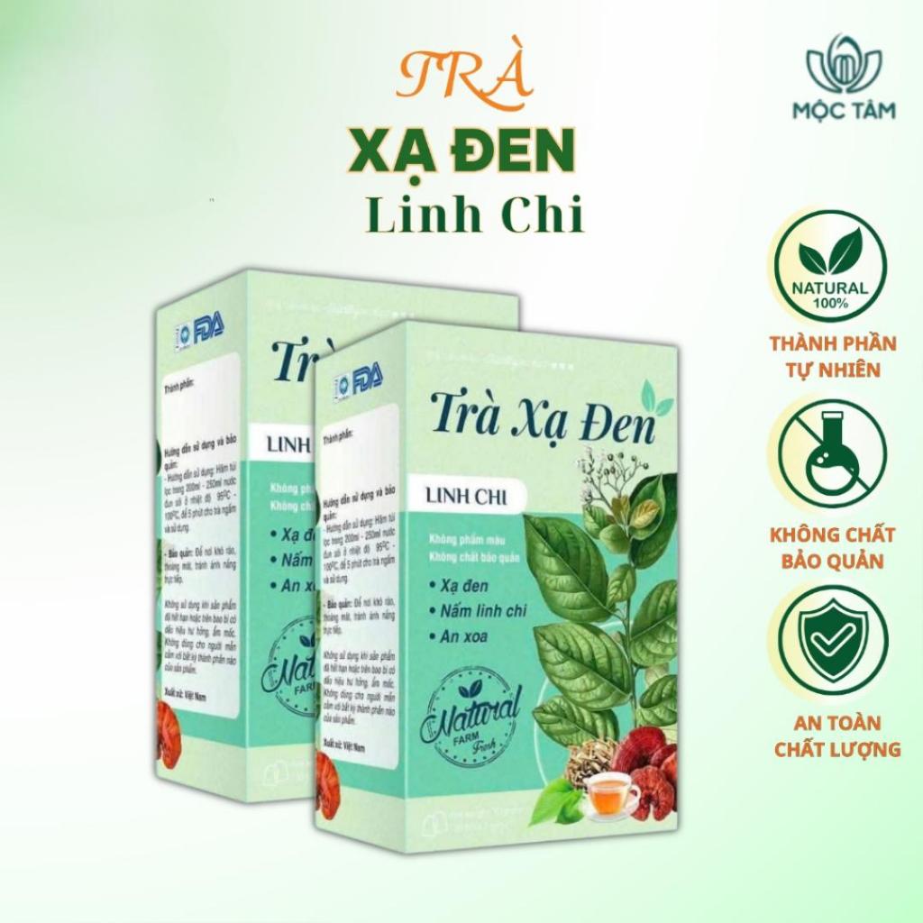 Trà Xạ Đen An Xoa Linh Chi Mộc Tâm – Thảo Mộc Sạch, An Toàn, Dễ Sử Dụng (30 túi lọc)