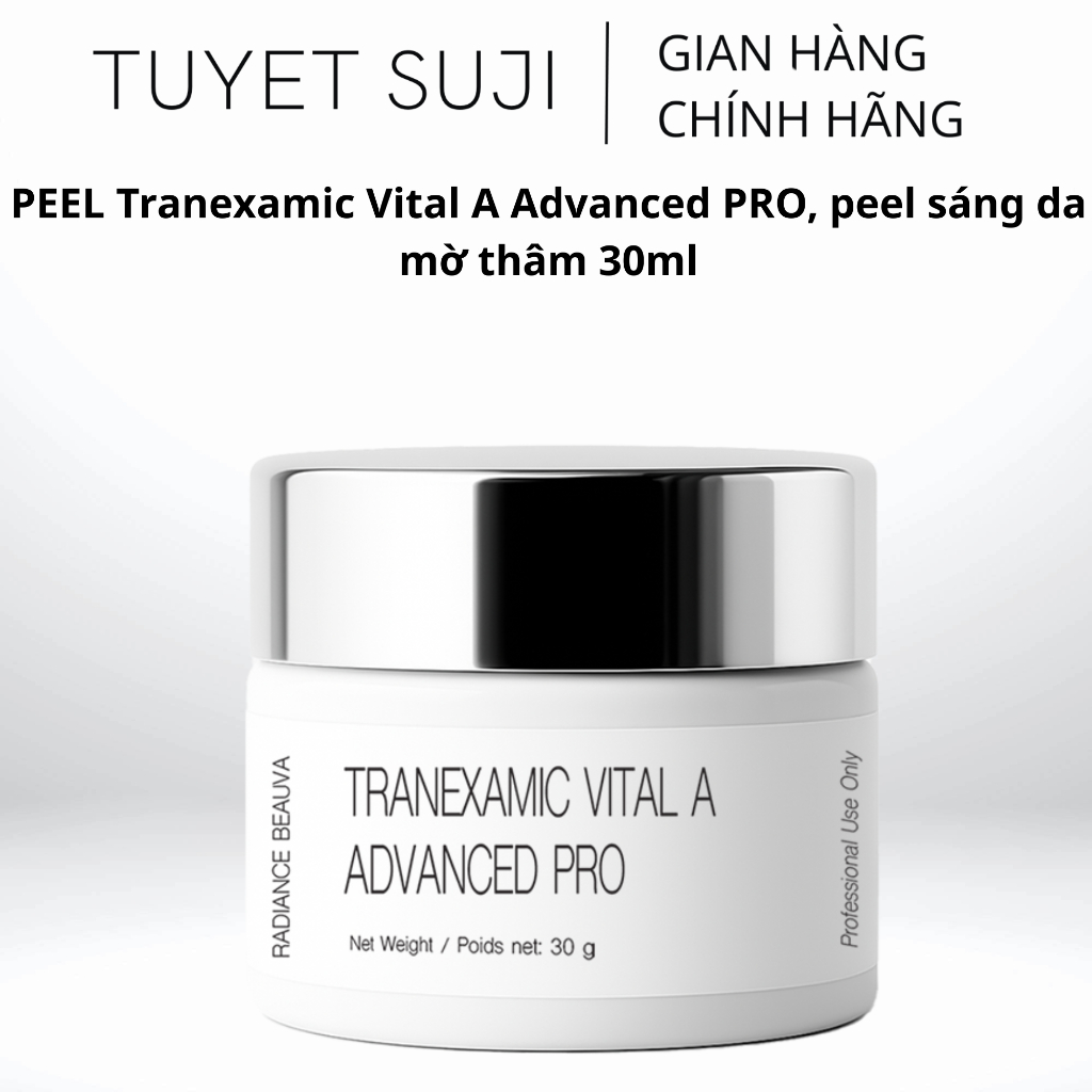 PEEL Tranexamic Vital A Advanced PRO, peel sáng da, mờ thâm Full hộp 30G