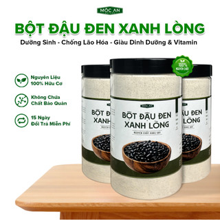 [TẶNG BÌNH] Bột Đậu Đen Xanh Lòng Nguyên Chất Mộc An Không Pha Trộn, Không Chất Bảo Quản, Rang Xay Mịn Giàu Dinh Dưỡng