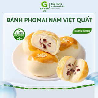 Bánh Phô Mai Nam Việt Quất Ít Đường, Ít Calo Green VN, Bánh Mochi Thơm Ngon Bổ Dưỡng Túi 250g, 500g, 1kg