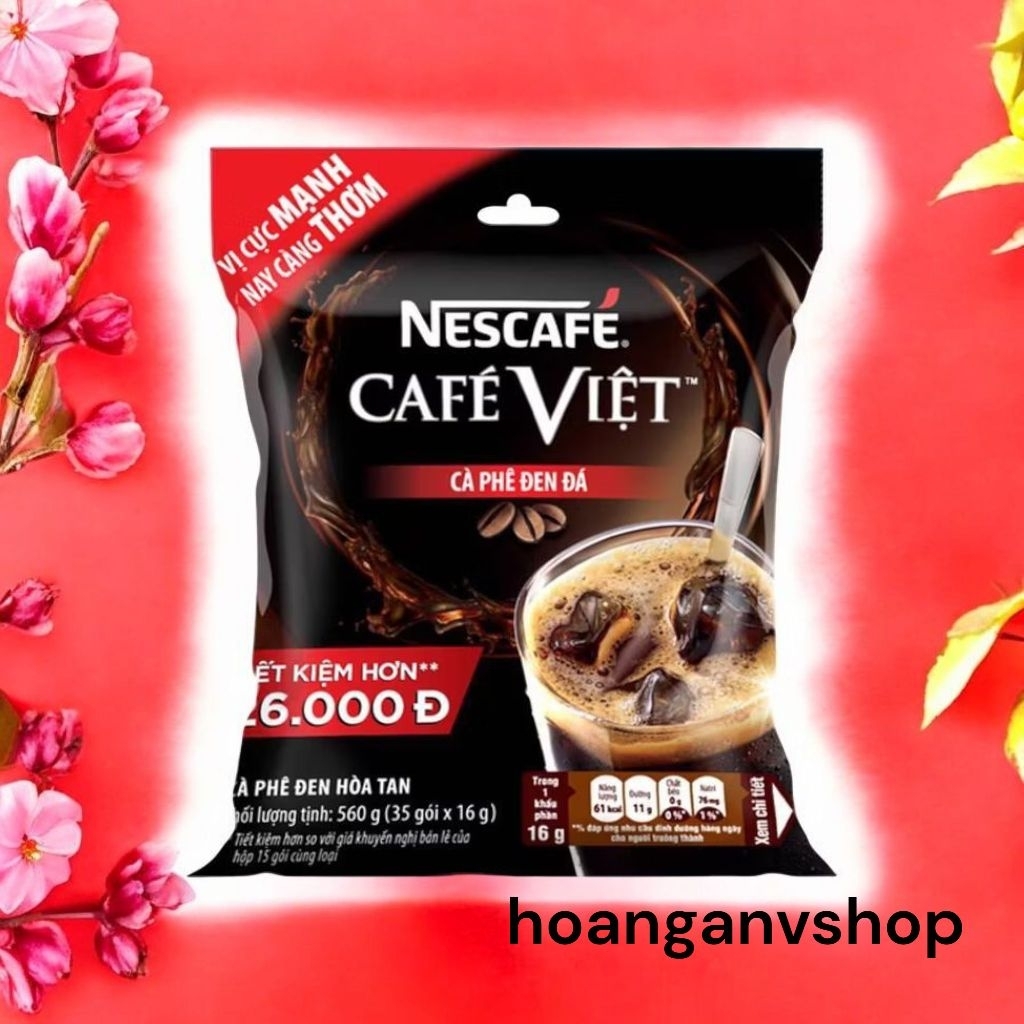NESCAFE cafe VIỆT bịch 35 gói x 16gr