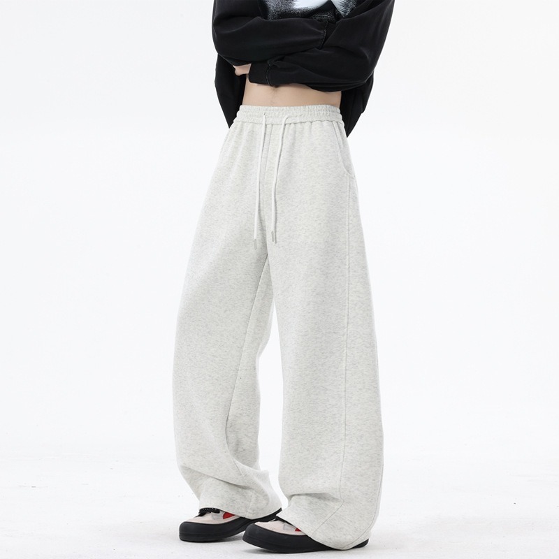 Quần Nỉ Nam 2 Da ỐNG CONG From Rộng Cạp Chun Dây Rút Điều Chỉnh Eo Quần Nỉ Unisex BIGSIZE Dễ Phối | BigBuy360 - bigbuy360.vn